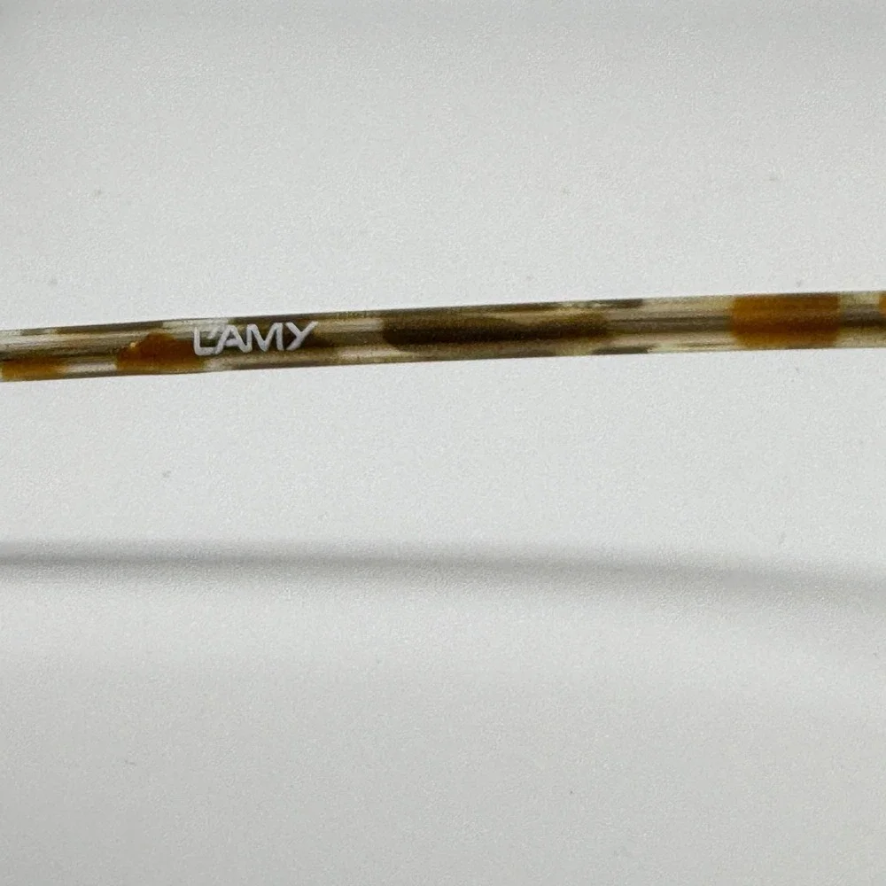 Lamy Vintage Womens Eyeglass Frames Gold Two Tone Tortoise 52-16 21674‎